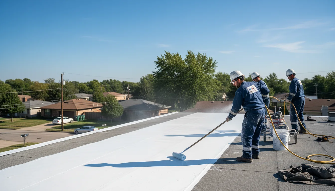 Commercial roof coating in Ostrander, OH near me